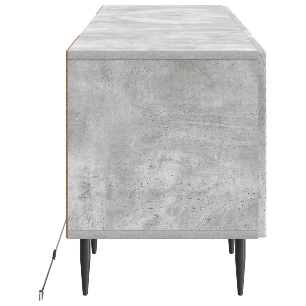 Mobile TV LED HAARLEM 153 x 35 x 43 cm Grigio Cemento 896908