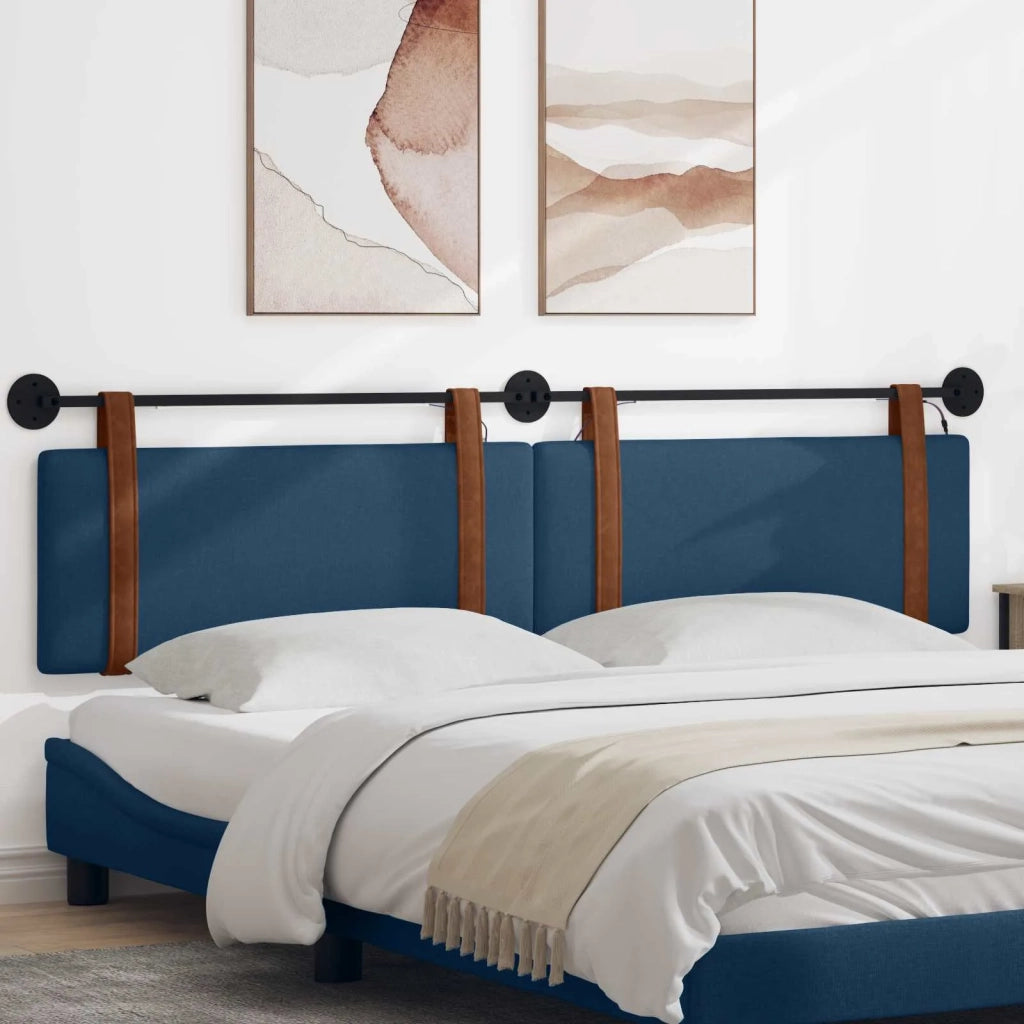 Testiera | Testata sospesa Con luce LED Blu PU Antico