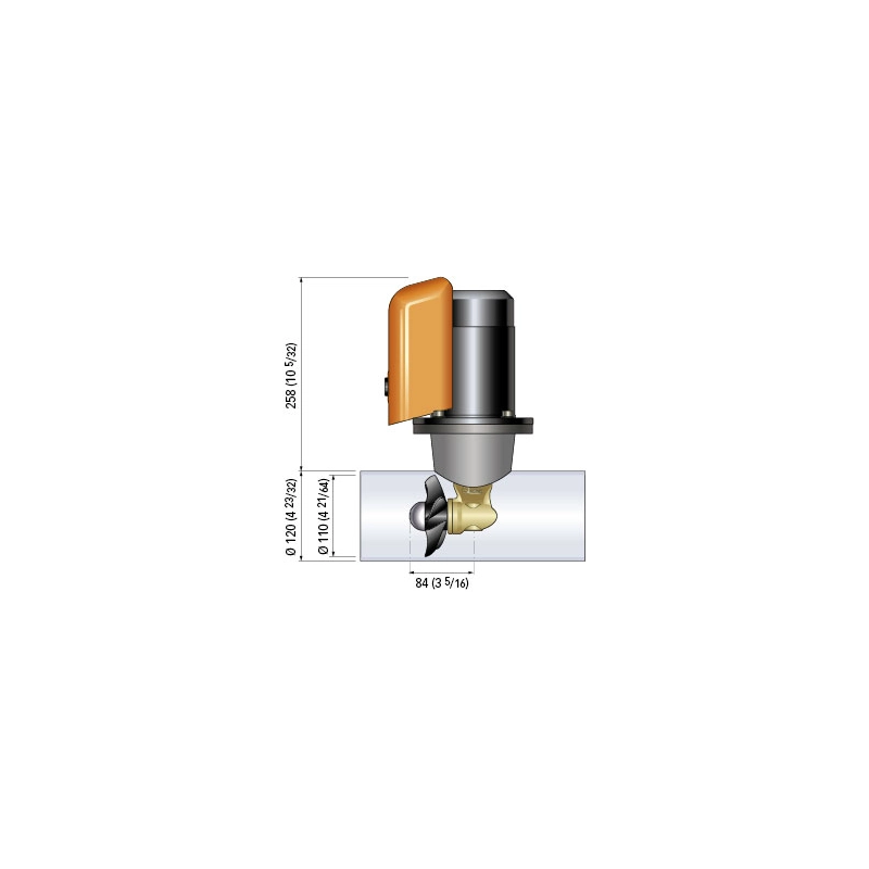 KIT COMPLETO ELICA BTQ 110-25