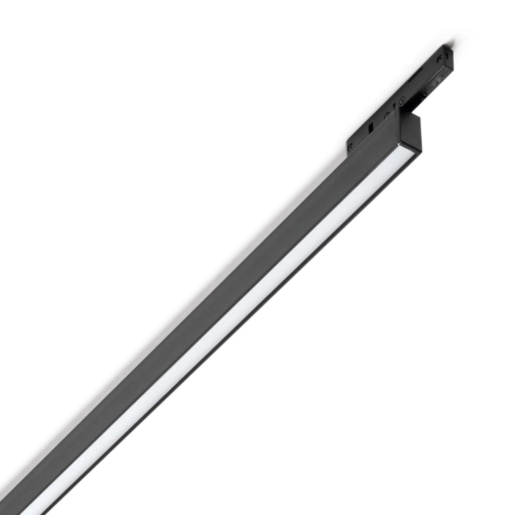 Sistema Lineare Deva Luce LED 21W Luce Calda Nero Ideal Lux