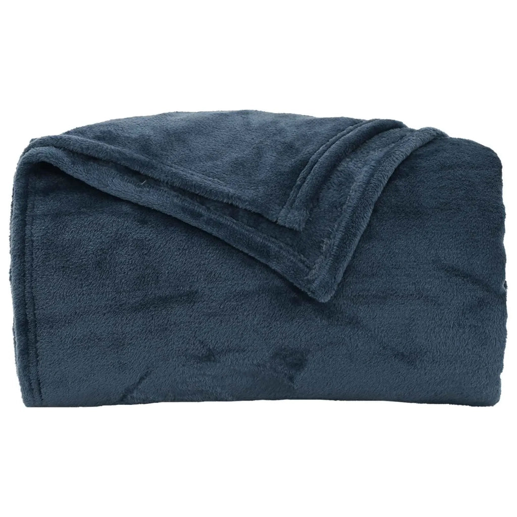 Coperta Blu navy 220 x 240 cm Panno 42016775