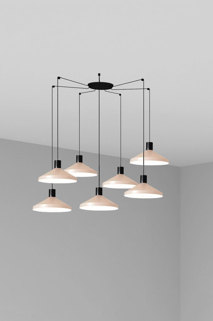KOMBO 400 7L Lampada sospensione beige