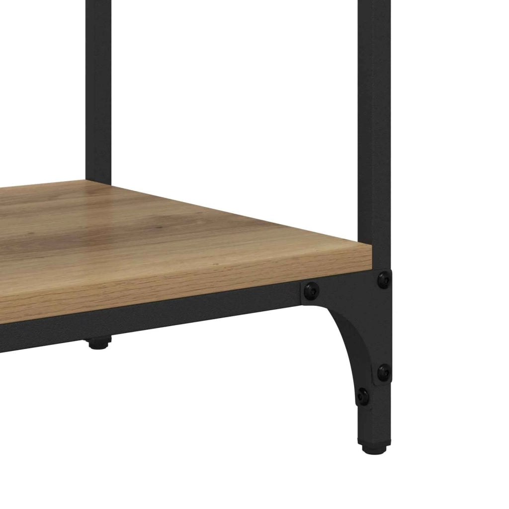 Table console Chêne artisanal 75 x 34,5 x 75 cm