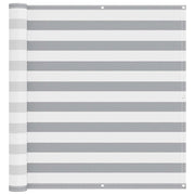 Schermo da balcone | Paravento da Balcone Grigio chiaro e bianco 120 x 300 cm