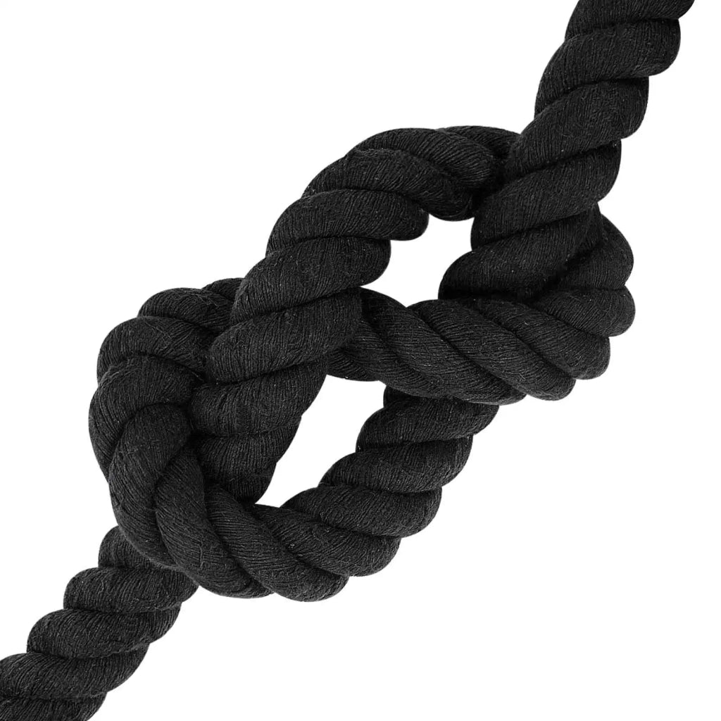 Corda di Cotone 40 mm 25 m Nero 100% Cotone 42011837
