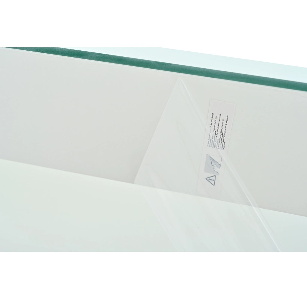 Mobile TV con LED ¨C Minimal ¨C Bianco lucido, 2 cassetti, adatto per TV fino a 70 pollici, per soggiorno e camera