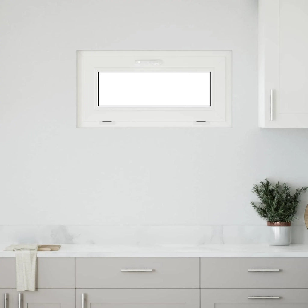 Finestra per Soffitta RISOR 80 x 40 cm PVC e Vetro Bianco CFW1832387