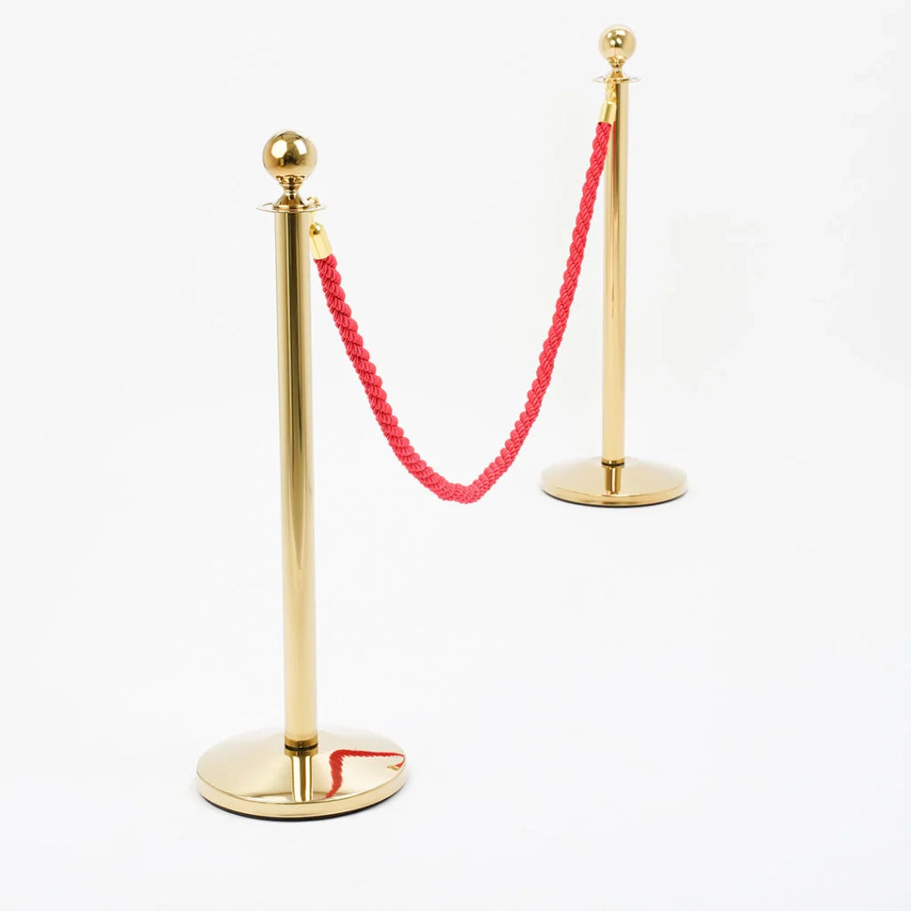 Cordone intrecciato 2mt con moschettoni gold vari colori - Blu