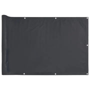 Schermo da balcone | Paravento da Balcone Antracite 400x120 cm in PVC