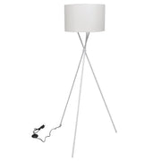 Lampada da Pavimento con Supporto Bianca 139 cm 275409