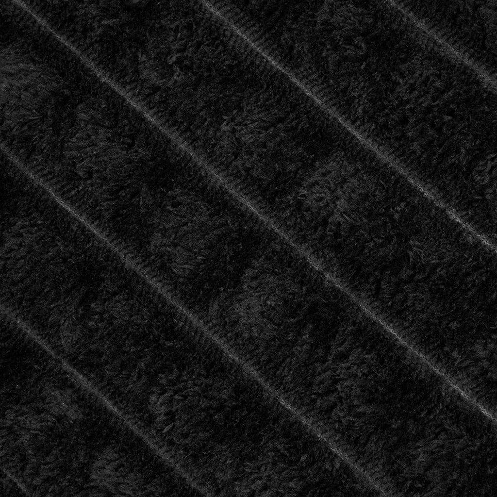 Coperta Nero 150 x 130 cm Panno