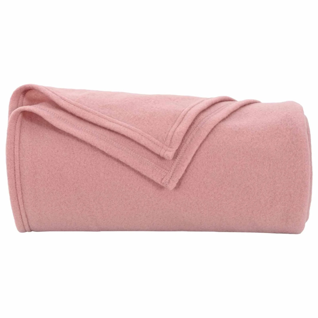 Coperte da Pile 24 pcs Rosa 270 x 240 cm Panno