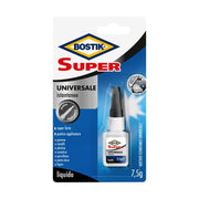 BOSTIK SUPER UNIVERSALE ISTANTANEO 7,5 G BLISTER  12 PZ