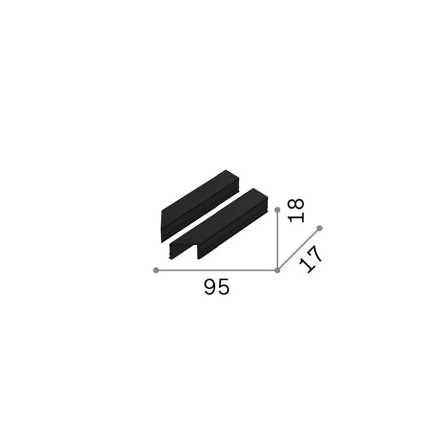 Accessorio Ego Collezione EGO Finitura Nero Materie Plastiche Ideal Lux