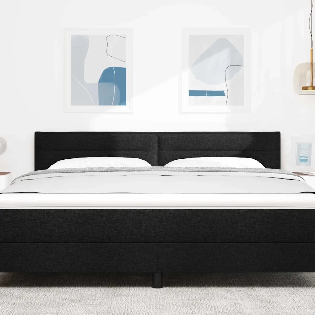 Testiera | Testata Nero 180 cm Tessuto