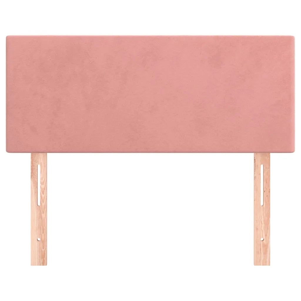 Testiera | Testata Rosa 80x5x78/88 cm in Velluto