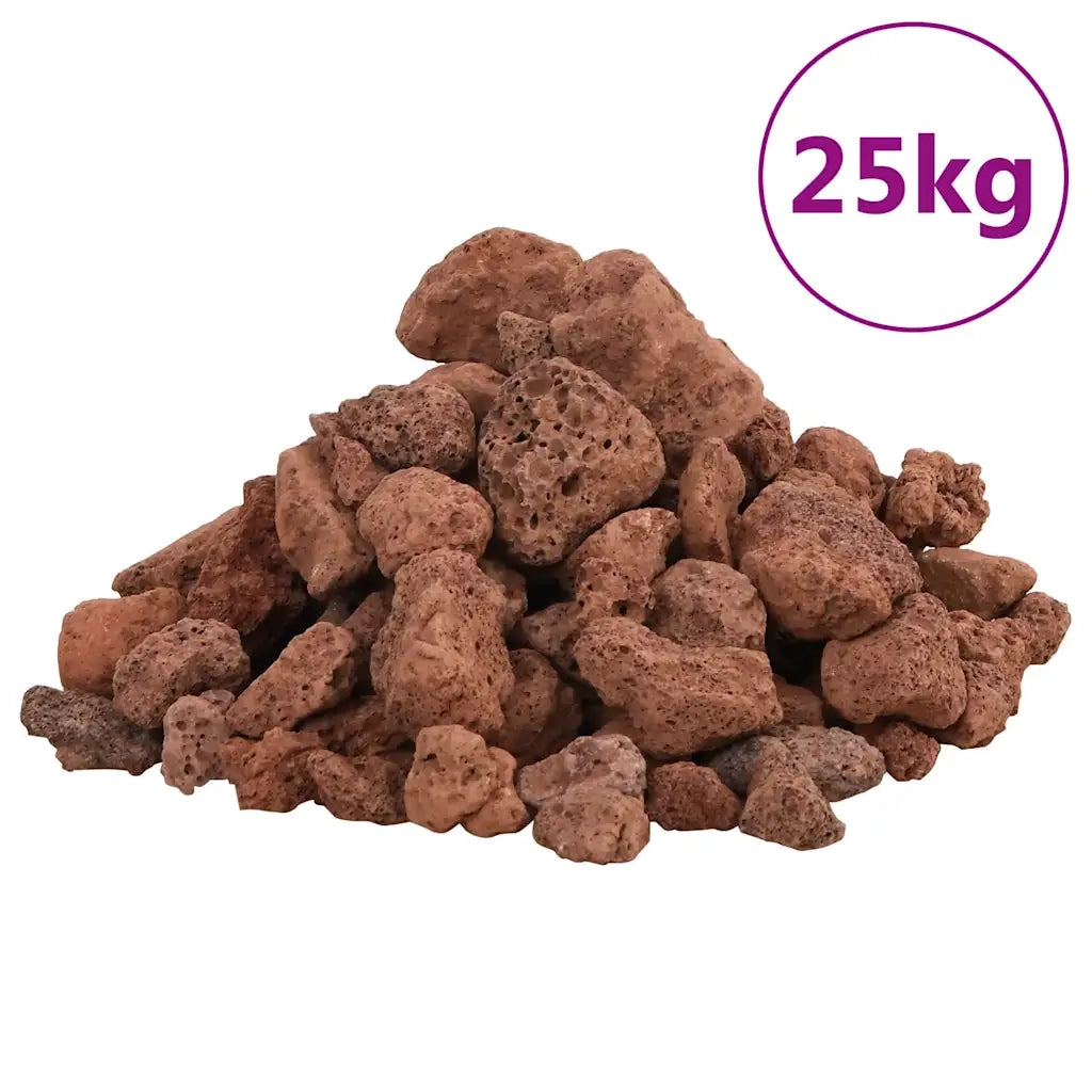 Rocce Vulcaniche 25 kg Rosse 1-2 cm CFW4364756