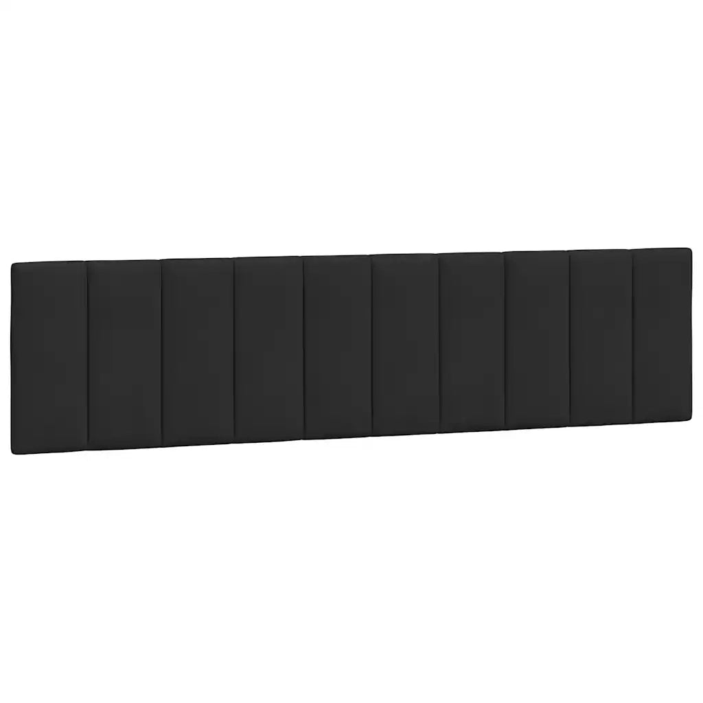 Coussin de tête de lit Hanko noir 200 cm velours