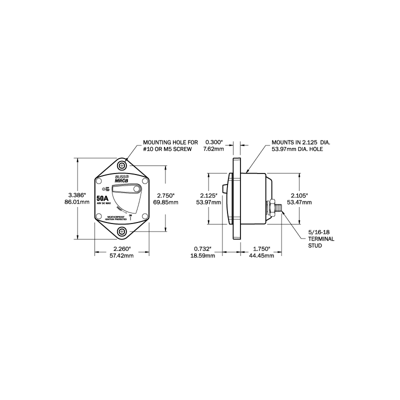 MAGNETOTERMICO HD AD INCASSO 200A