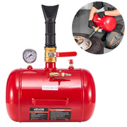 HM2902 Gonfiatore per Pneumatici 18,9 L in Acciaio al Carbonio 0,6-0,8 MPa Tallonatore Robusto per Officina Camion e Furgoni Rosso