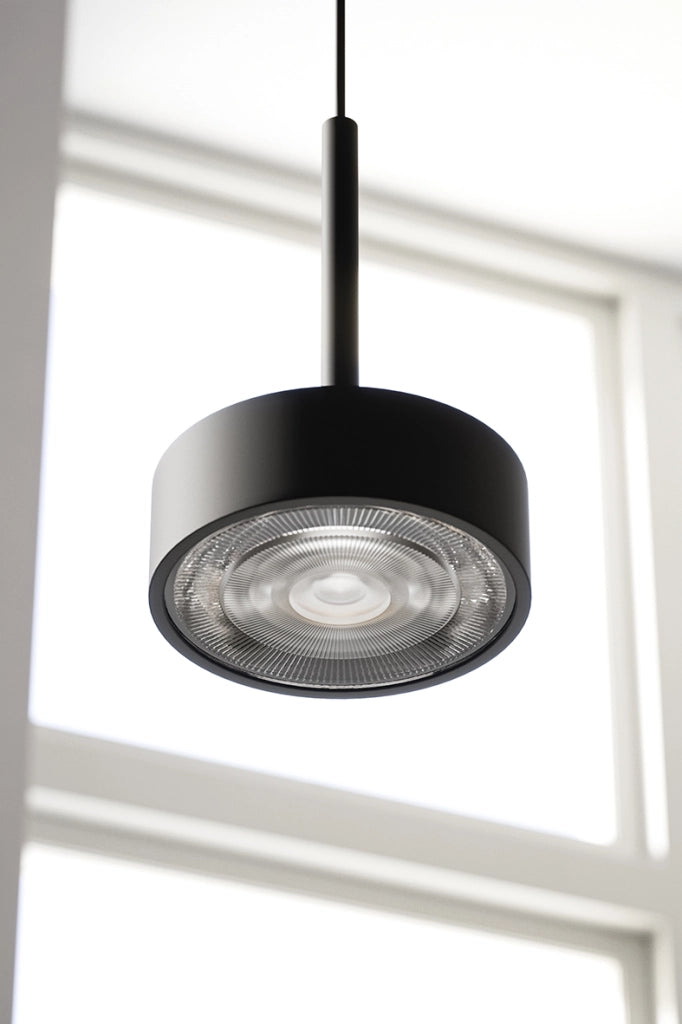 Hole - Applique/Plafoniera LED 13W 3000K CRI90 IP20 ottica 38° dimmerabile, in alluminio, finitura bianco/nero - Rossini Group
