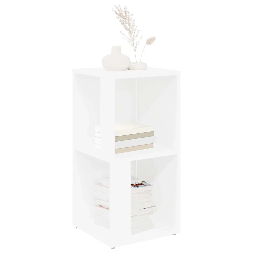 Armoire d'angle Blanc 33x33x67 cm Bois d'ingénierie