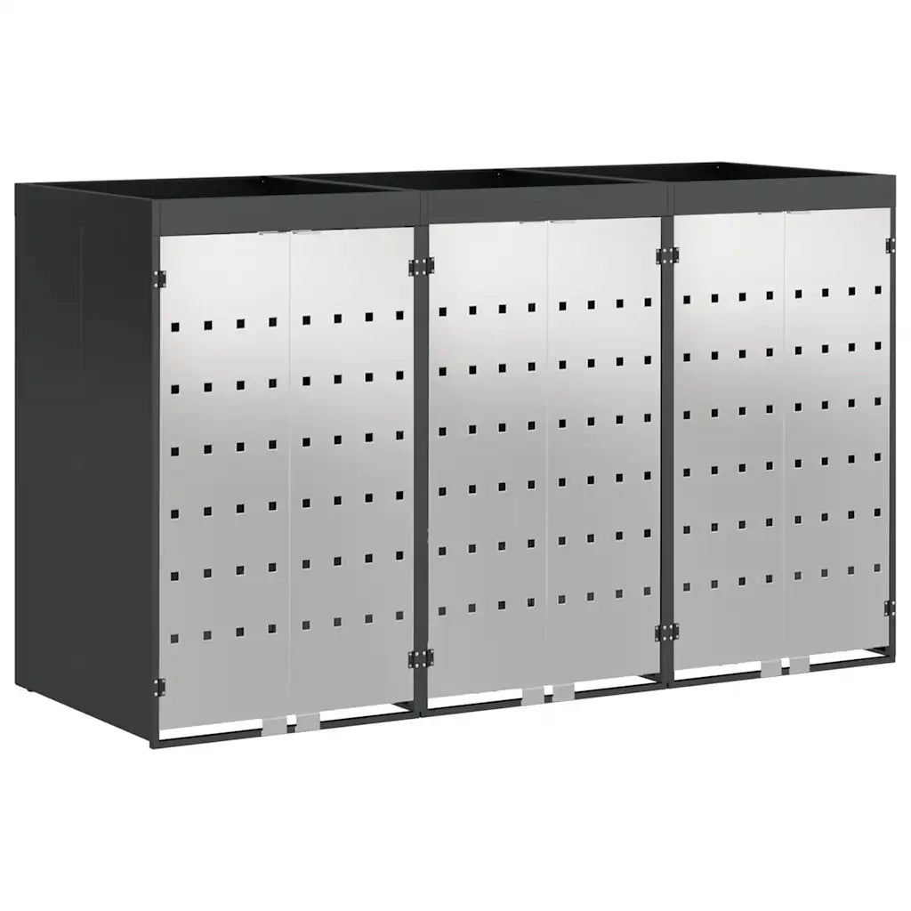 Contenitore per Rifiuti per 3 Bidoni 340 x 77.5 x 115.5 cm 3394784
