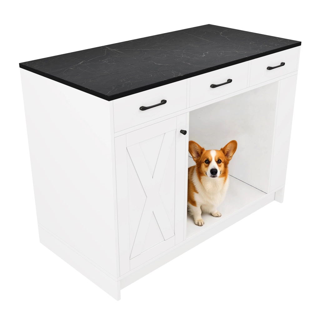 Mobile cucina con cassetti ¨C Minimal ¨C Bianco 120x60x90cm