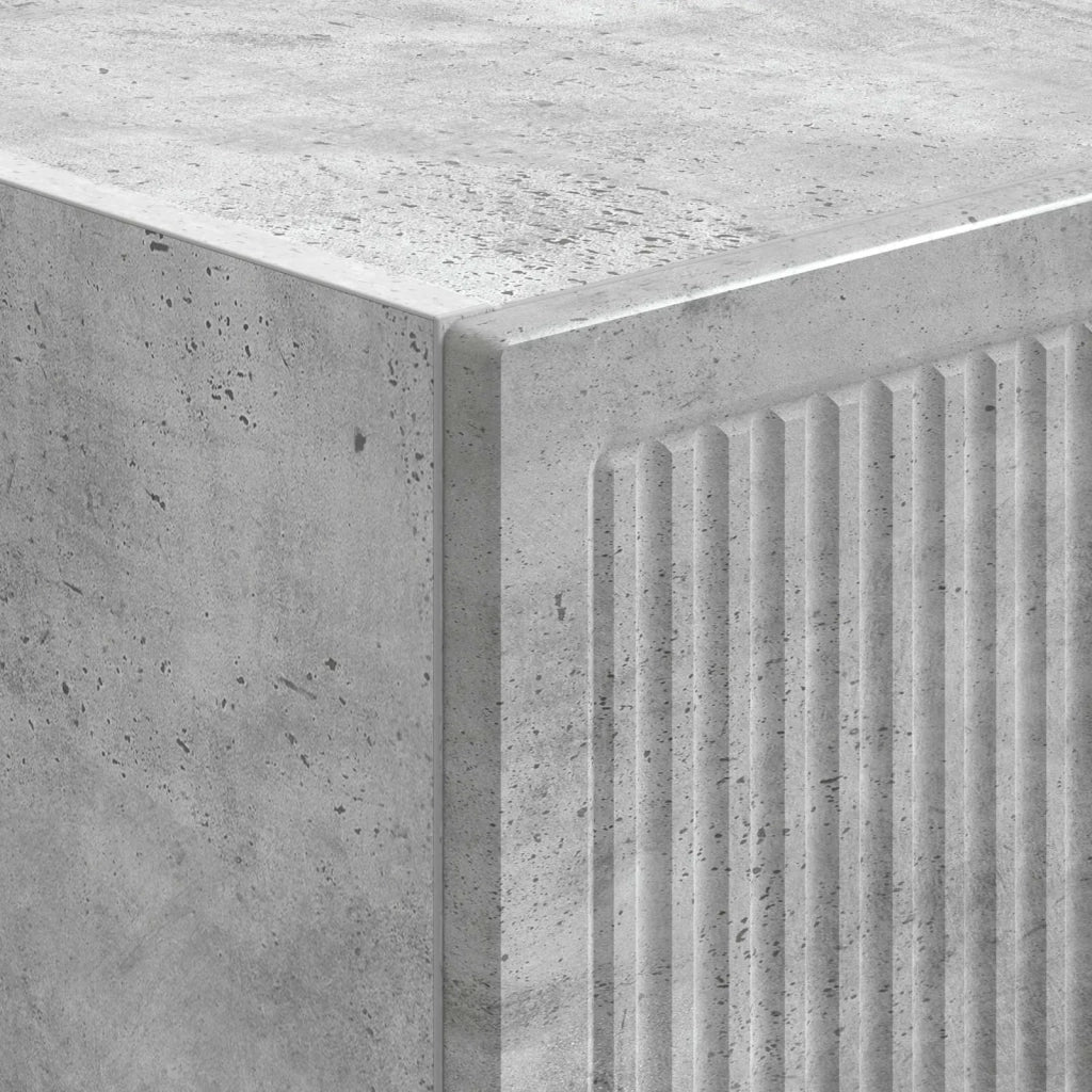 Set di armadi 2 pz Grigio Cemento Legno ingegnerizzato 3416370