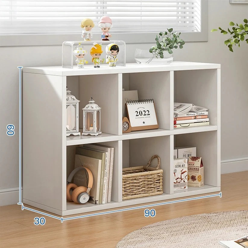 Libreria Bianca 90x30x60 cm Ideale per Ogni Ambiente