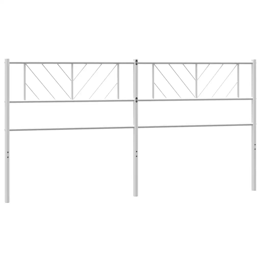 Testiera di Ricambio in Metallo Bianco 180 cm 372264