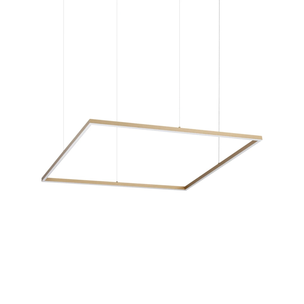 Lampada Ideal Lux Oracle 53W LED Naturale 4000K Ottone Altezza Regolabile