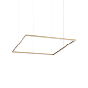 Lampada Ideal Lux Oracle 53W LED Naturale 4000K Ottone Altezza Regolabile