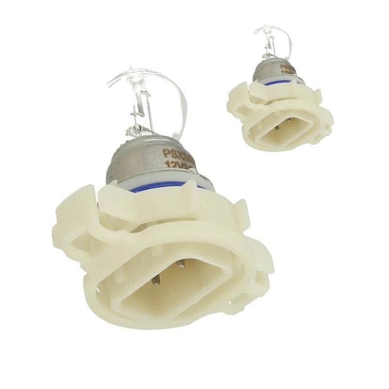 Coppia lampade alogene PSX24W 12V 24W PG20-7 clear compatibili Philips 12276 C1
