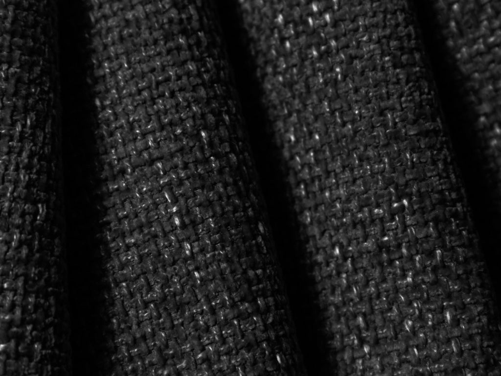 Cosmopolitan Design - Divano "Tulum" 3 posti in ciniglia nero 