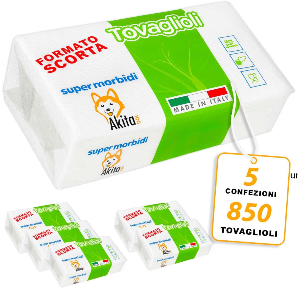 Tovaglioli Monovelo Akitaink 850 pz 5x170