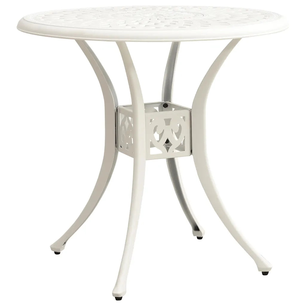 Set da Bistrot 5 pz in Alluminio Pressofuso Bianco 3070609