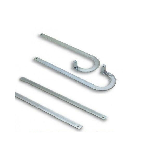 COPPIA DI BRACCI CURVI TELESCOPICI STANDARD NICE TNA6 PER TEN