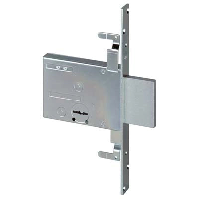 SERRATURA METALLO INFILARE 57016 CISA  B.Q ZINC F.MM 25 DM M4 TRIPL H.MM 82 E.MM 60