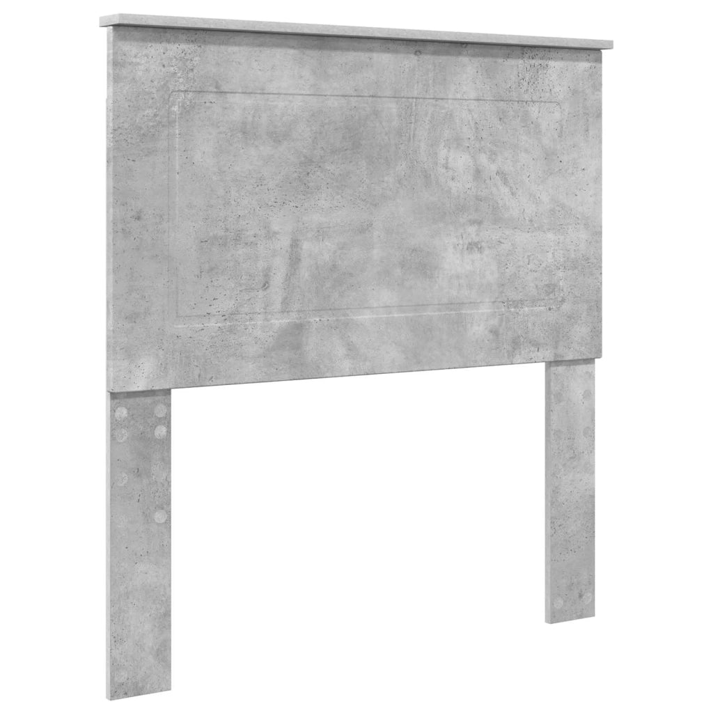 Testiera Grigio Cemento 100 cm Legno ingegnerizzato 887674