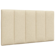 Coussin de tête de lit Hanko crème 80 cm tissu