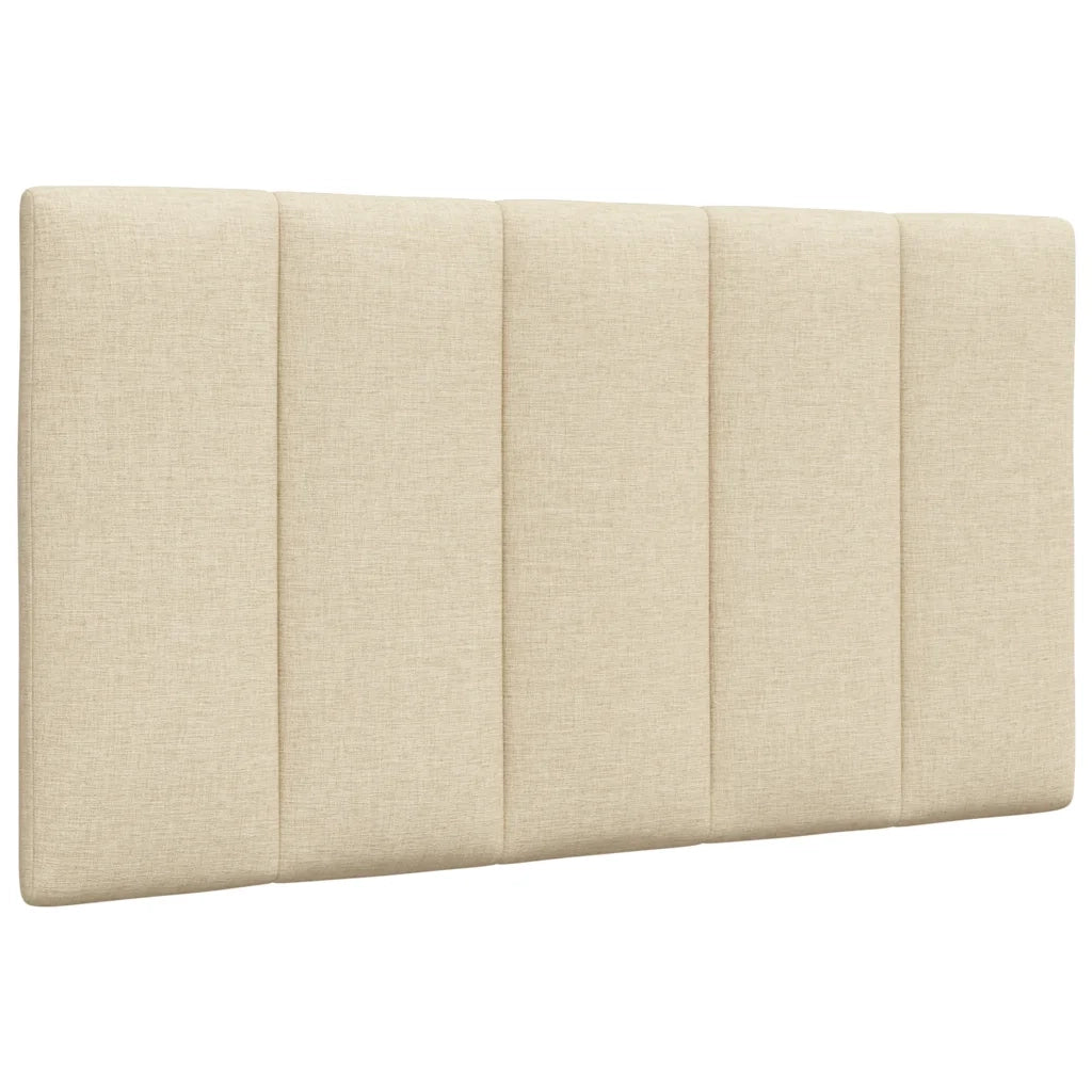 Coussin de tête de lit Hanko crème 80 cm tissu