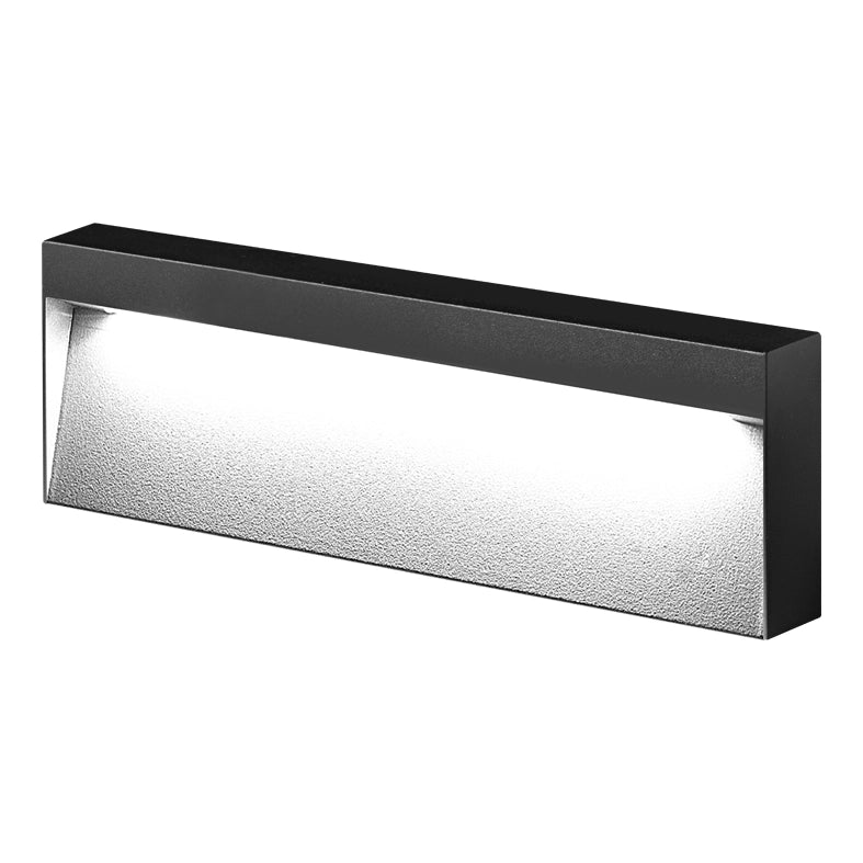 Applique KIKI a LED 8W 3000K IP65 - Struttura in Alluminio Antracite per Esterni, Segnapasso a Parete 50° Angolo Luce - Rossini Group