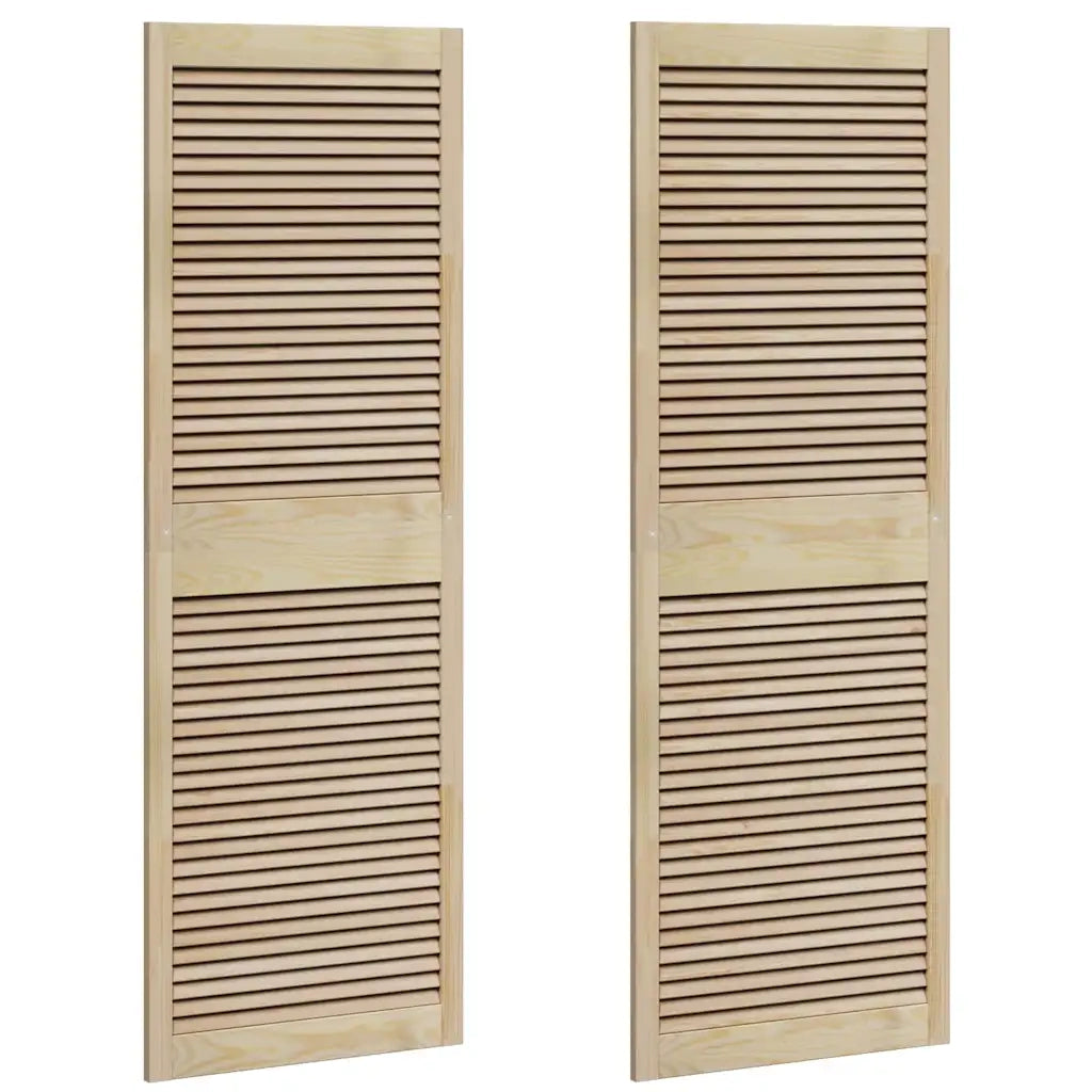 Porta per Armadio con porta 2 pcs Naturale 170 x 2,1 x 59,5 cm 42019271