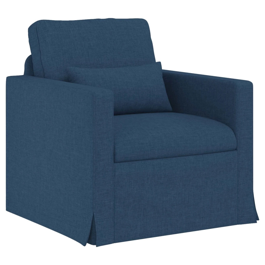 Set di divani 2 pcs Blu 139 x 78 x 80 cm Tessuto 3407499