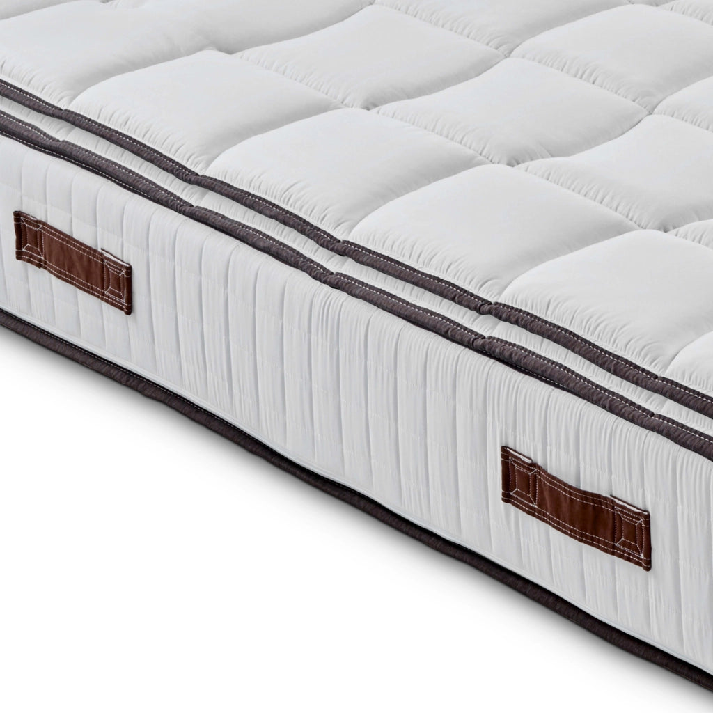 Materasso Matrimoniale 160x200 in Memory Foam - Sostenitovo Sfoderabile - con TOPPER REMOVIBILE - Lato Estate/inverno - Alto 24 cm - Ortopedico e ottimo per la schiena