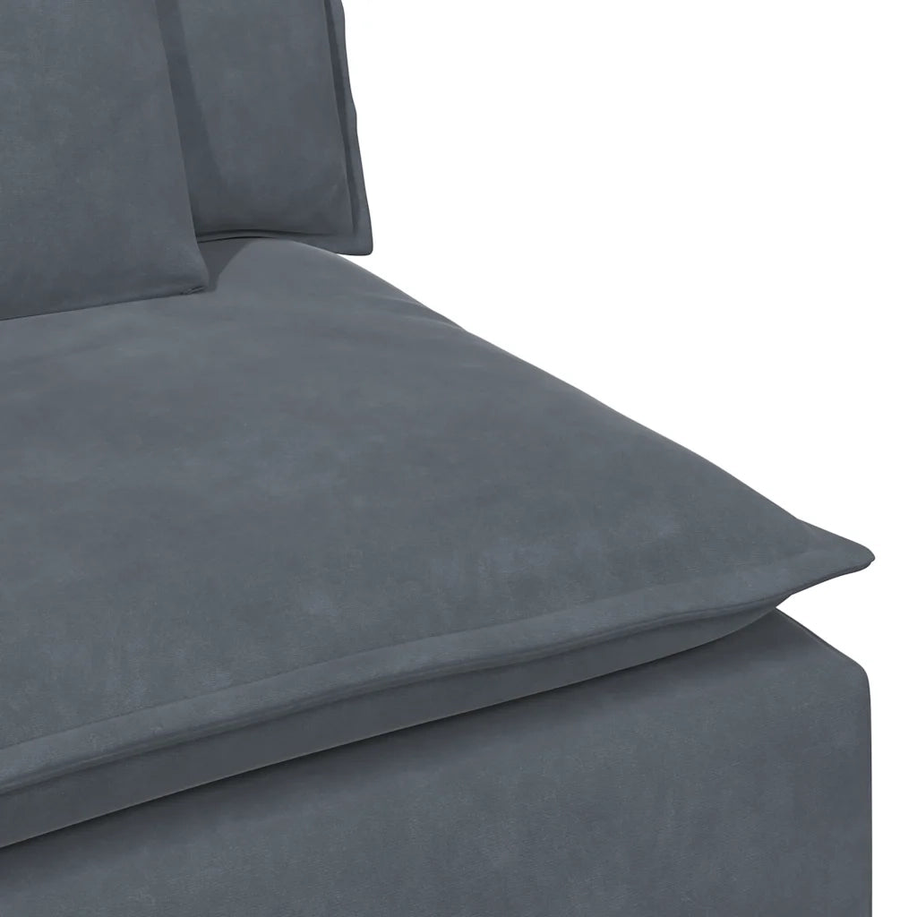 Modulo Terminale Bracciolo Divano Modulare con Cuscini 100 cm 4104400