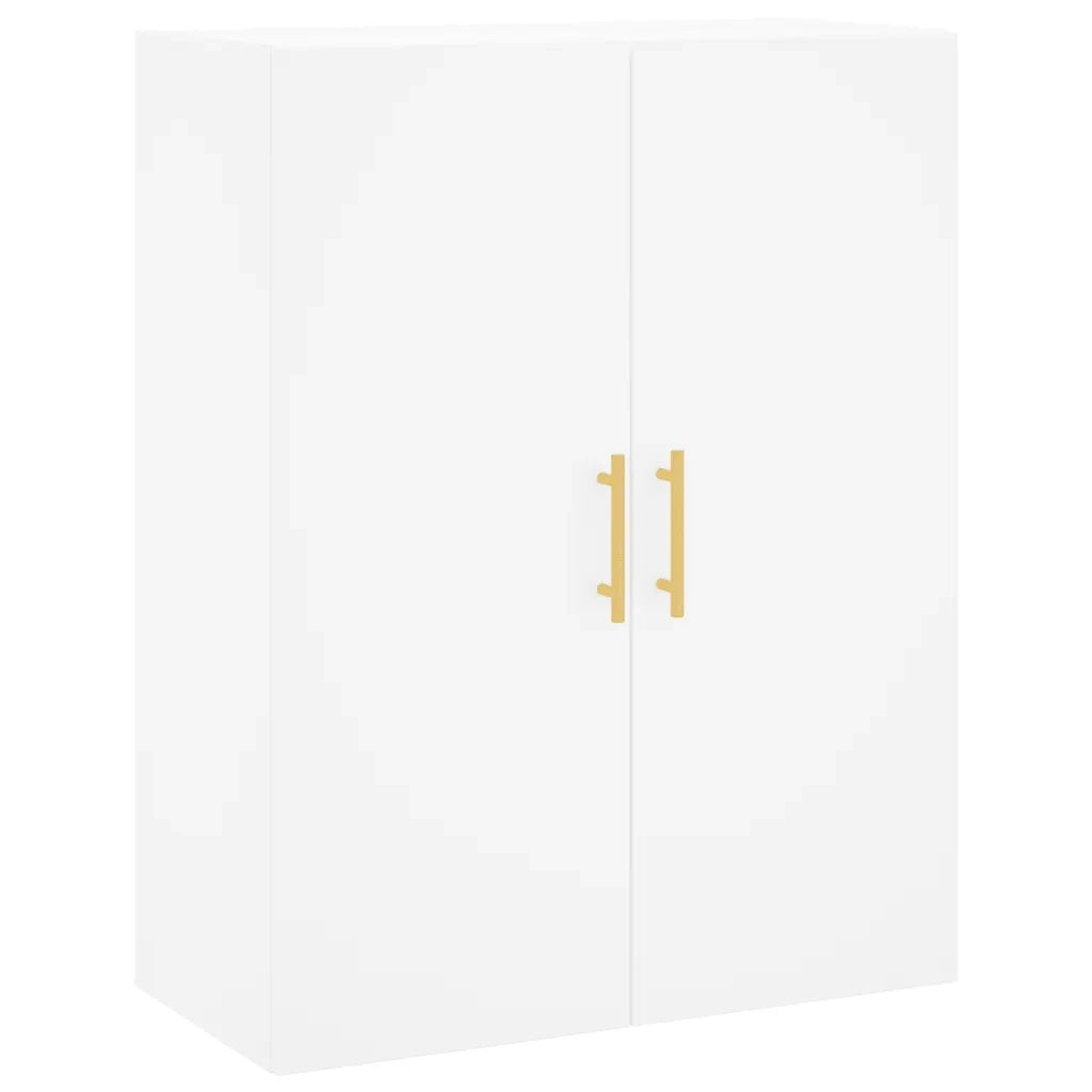 Armoire murale blanc 69,5x34x90 cm