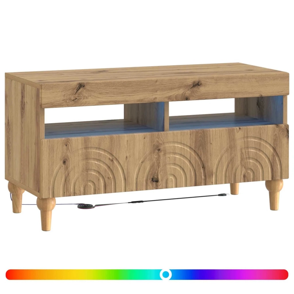Mobile TV LED ALKMAAR 81 x 35 x 43 cm Rovere Artigianale 896344
