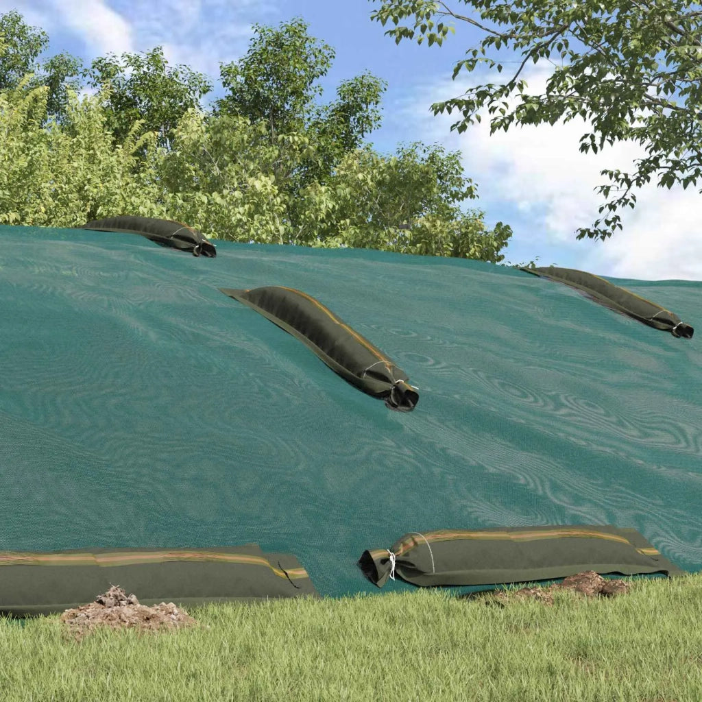 Sacchi di sabbia 50 pcs Verde 120 x 27 cm HDPE 42024173